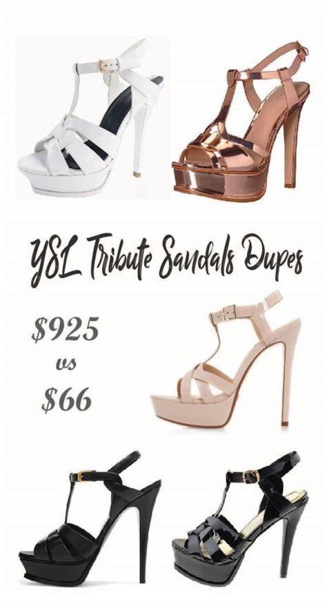 ysl boot dupe|ysl tribute sandals dupe.